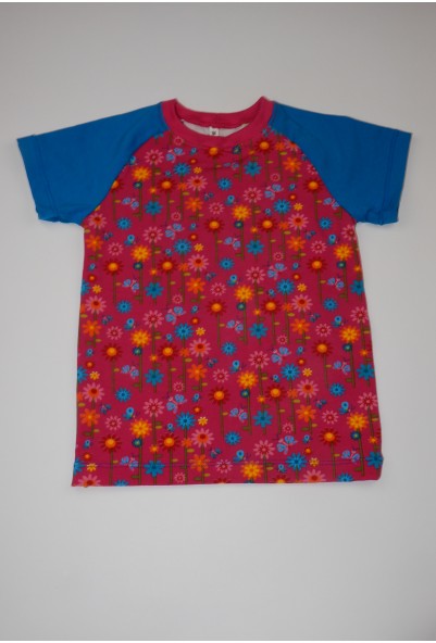 Flowers Fuchsia T-Shirt